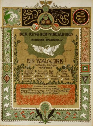 Omslag programma Wagnervereniging (1903)